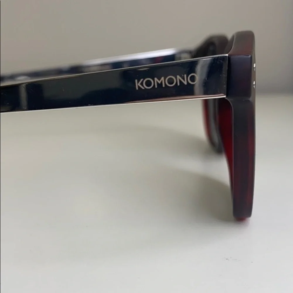 Komono New Renee Tortoise/Silver Sunglasses